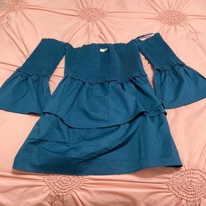 NYTT Teal Color Blouse-Size XS